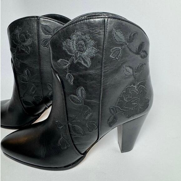 Kate Spade New York BLACK Embroidered Dalton Booties - NIB! - Picture 7 of 10